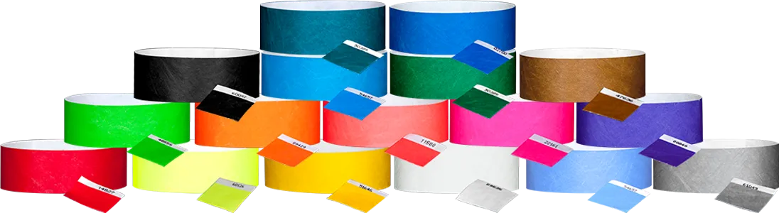 1 Stub 1" Tyvek® Solid Color