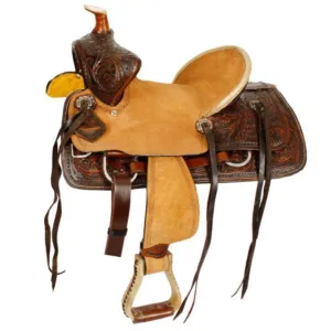 12", 13" DOUBLE T YOUTH BEAR TRAP STYLE SADDLE