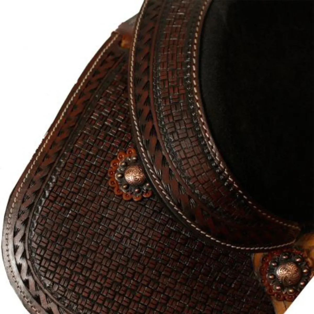 12" DOUBLE T YOUTH BEAR TRAP STYLE SADDLE