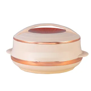 2.5L Beige Insulated Casserole Dish and Hot Pot