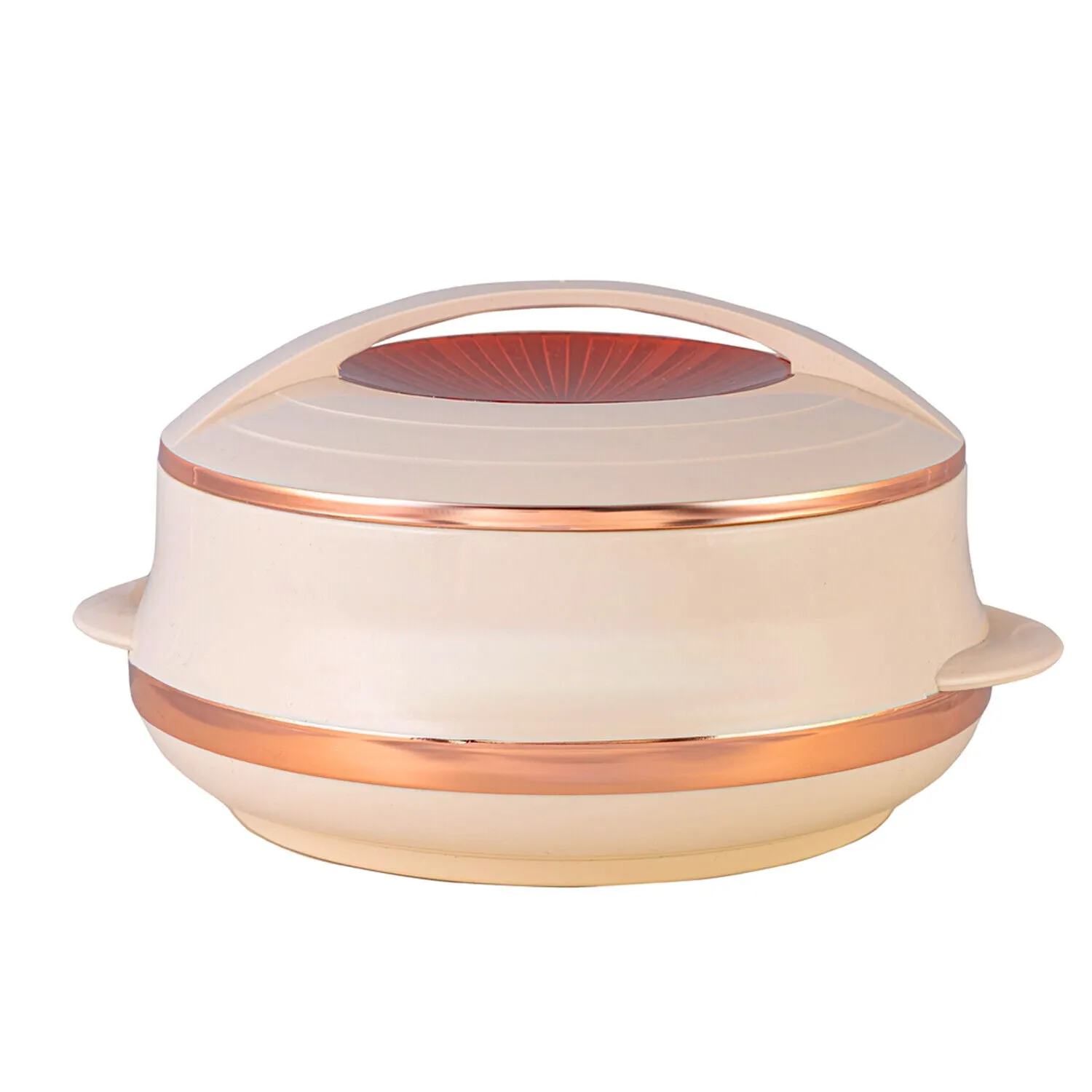 2.5L Beige Insulated Casserole Dish and Hot Pot