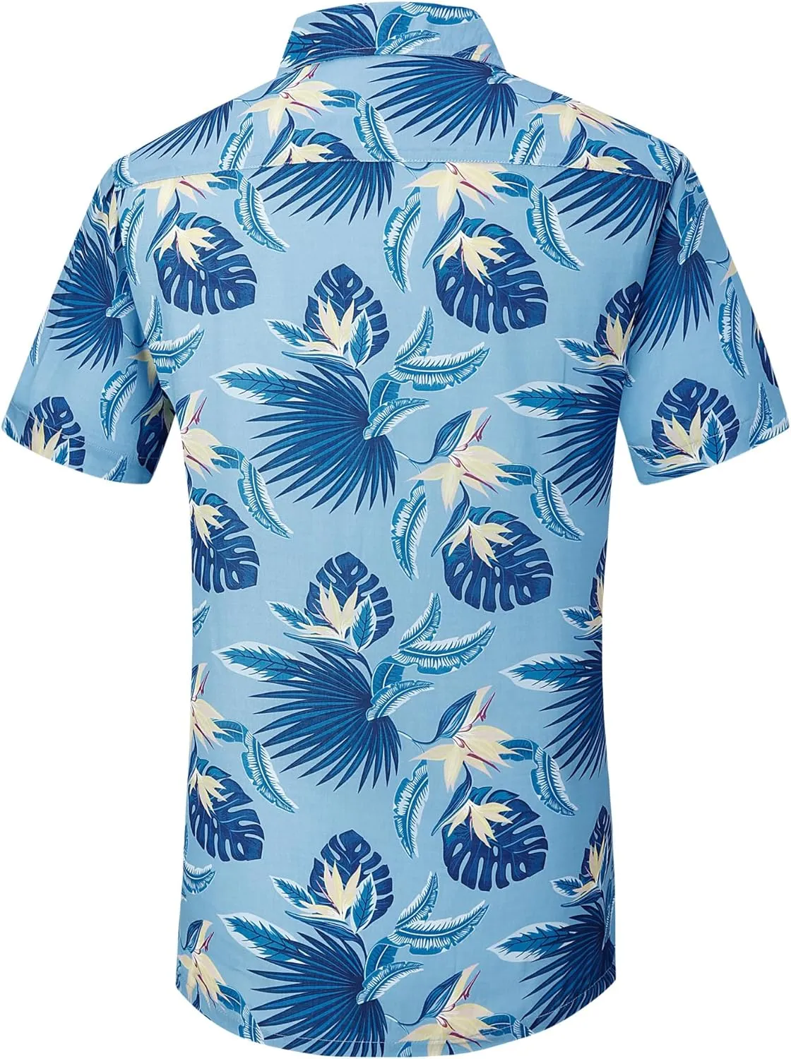 Alex Vando Mens Hawaiian Shirts Short Sleeve Summer Aloha Hawaii Shirts