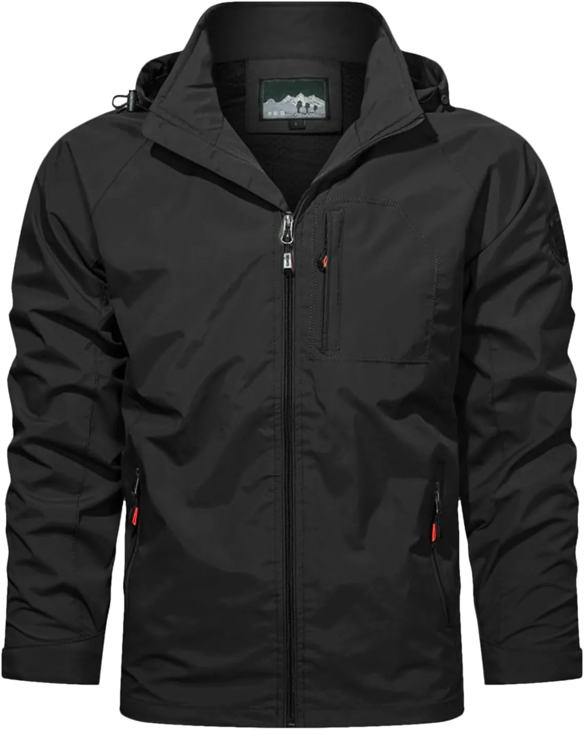 Baseball Clothes Rain Jacket for Men Lightweight Sport Jackets Mountain Hooded Coat Fall Hiking Fishing Coats
