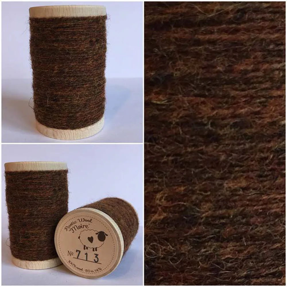 CARAMEL Hand Dyed Wool Bundle for Wool Applique and Rug Hooking