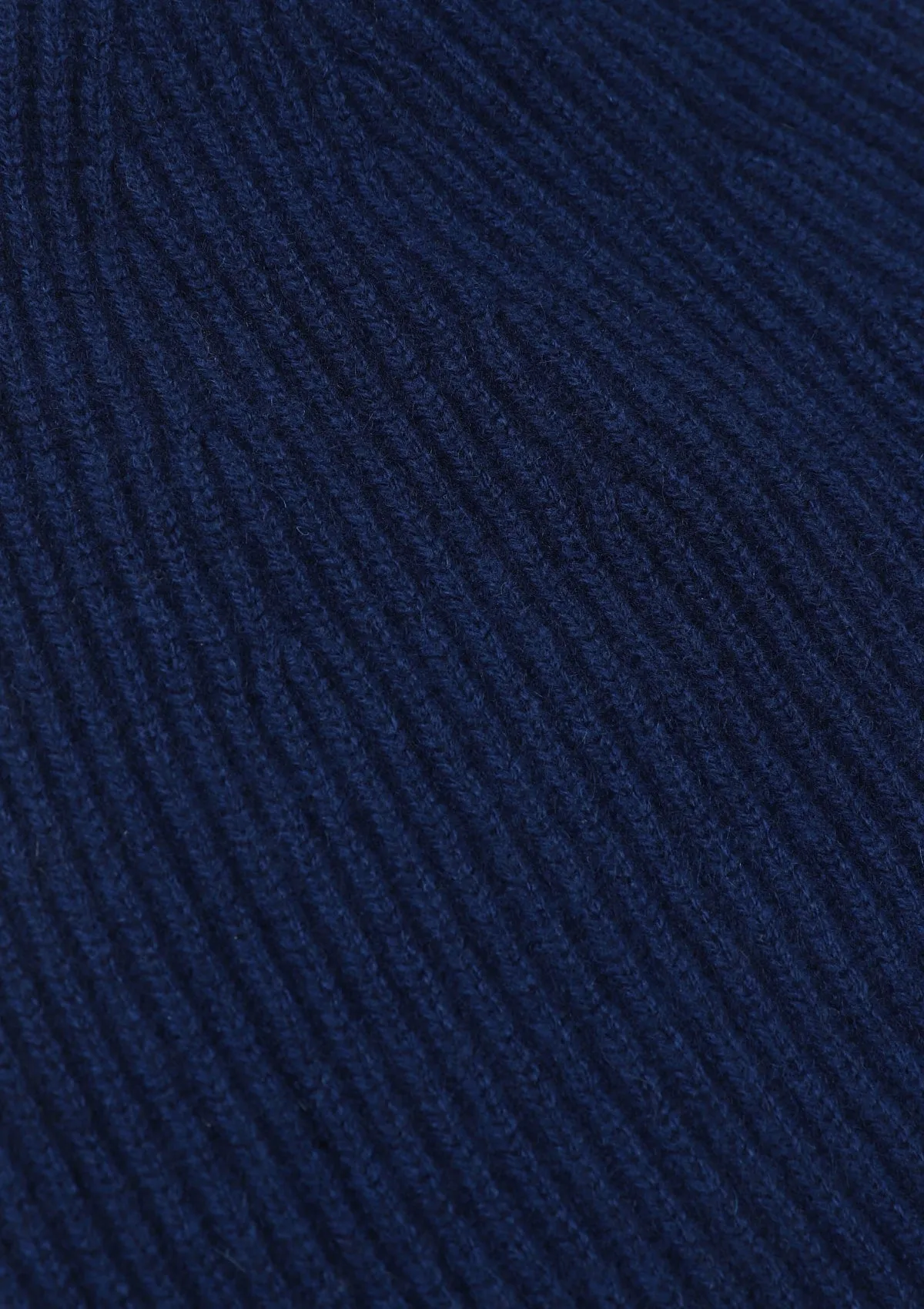 Cashmere Beanie in Midnight Blue