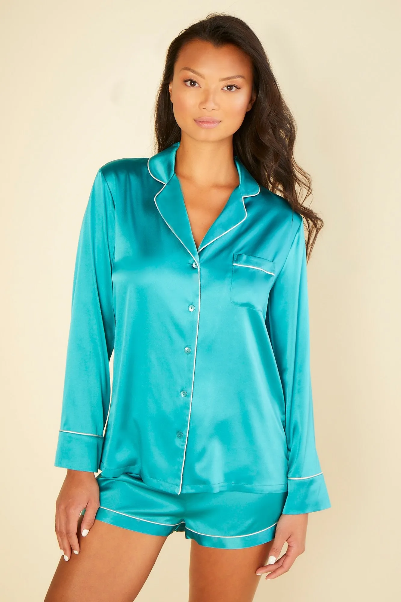 COSABELLA x JOURNELLE SOPHIA SILK PJ SET JOU616CB
