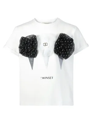 Cotton jersey T-shirt with print