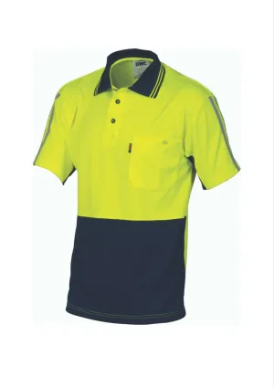 DNC Cool Breathe Stripe Polo