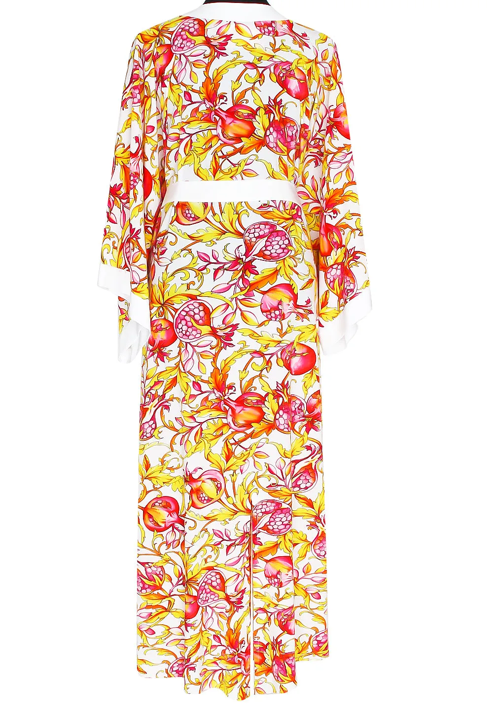 Euphoria – Forbidden Fruit Maxi Split Kaftan (Off-White)