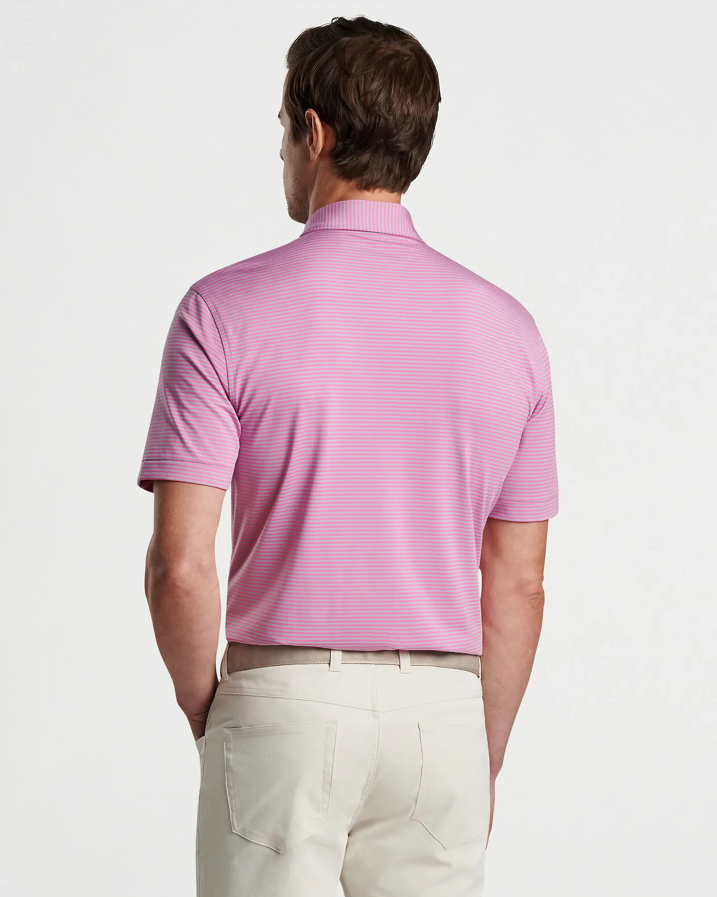 HALES PERFORMANCE JERSEY POLO - LAVENDER FOG