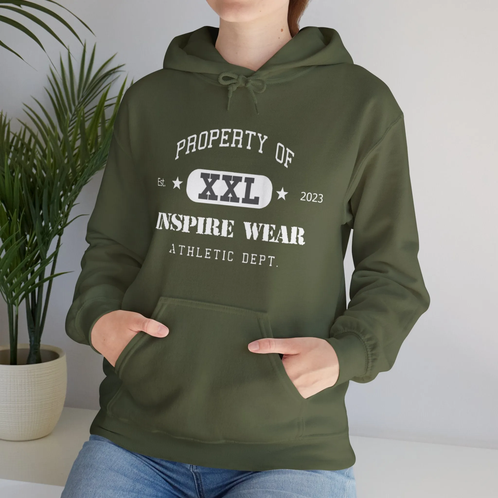 Inspire Wear Athletic Unisex Heavy Blend™ Hooded Sweatshirt