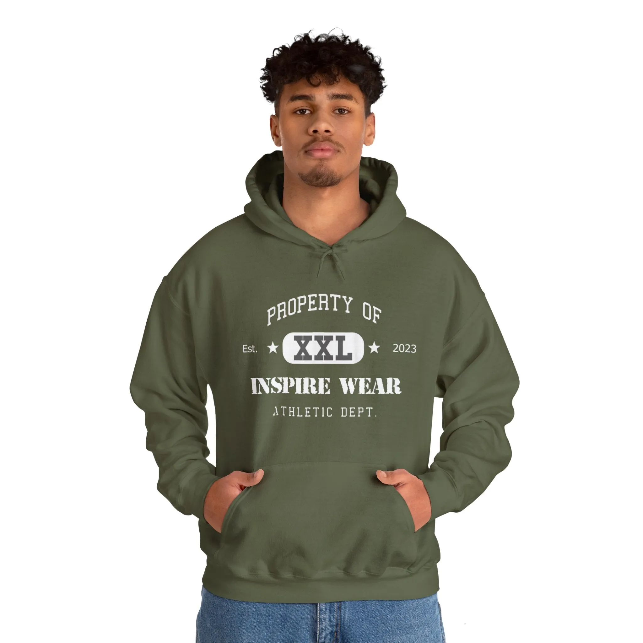 Inspire Wear Athletic Unisex Heavy Blend™ Hooded Sweatshirt