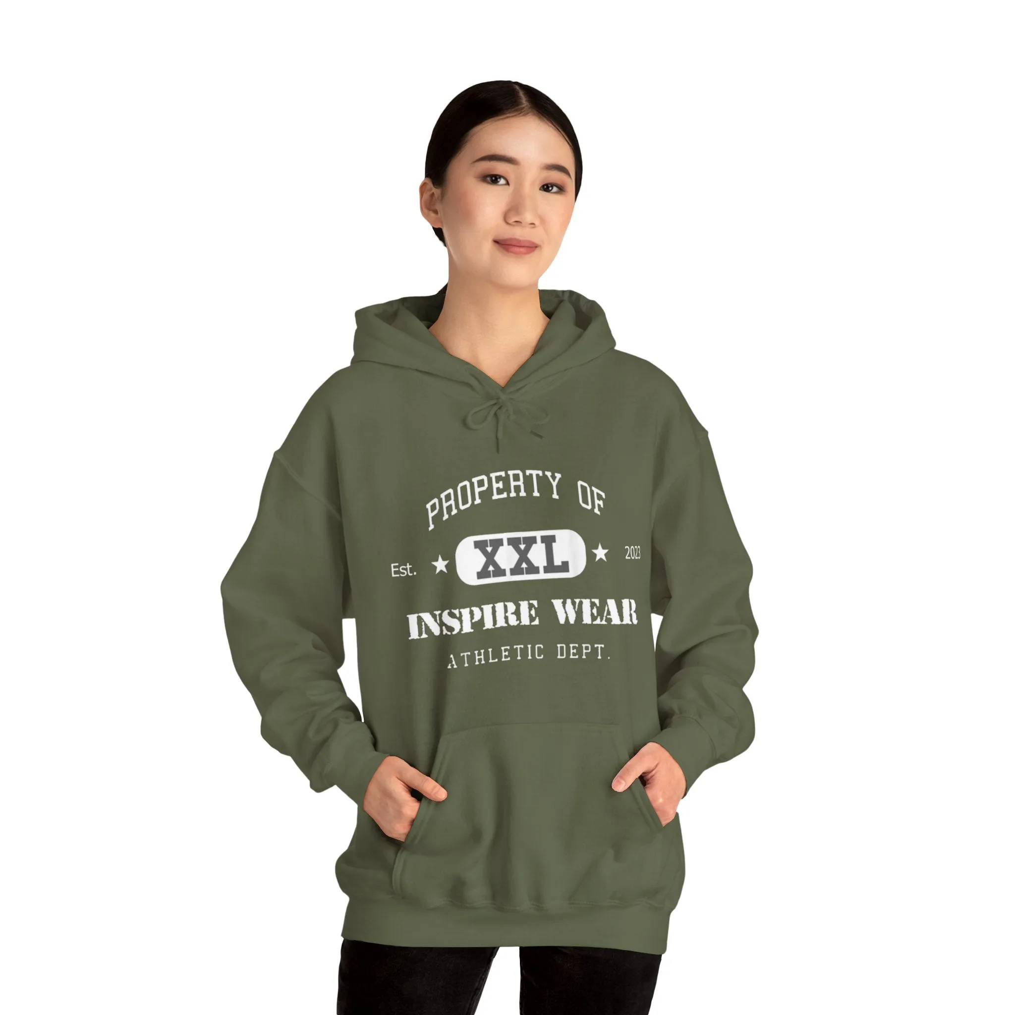 Inspire Wear Athletic Unisex Heavy Blend™ Hooded Sweatshirt