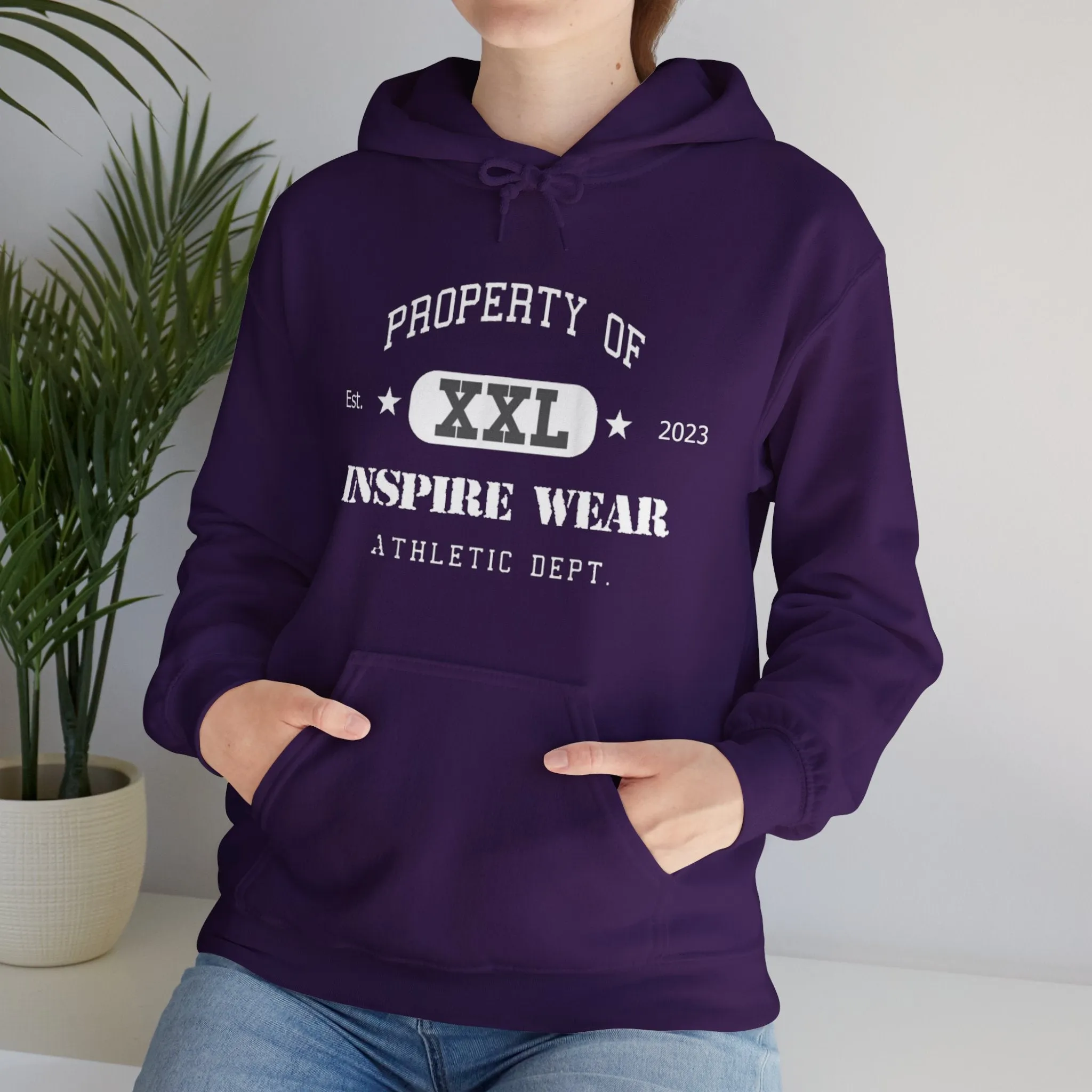 Inspire Wear Athletic Unisex Heavy Blend™ Hooded Sweatshirt