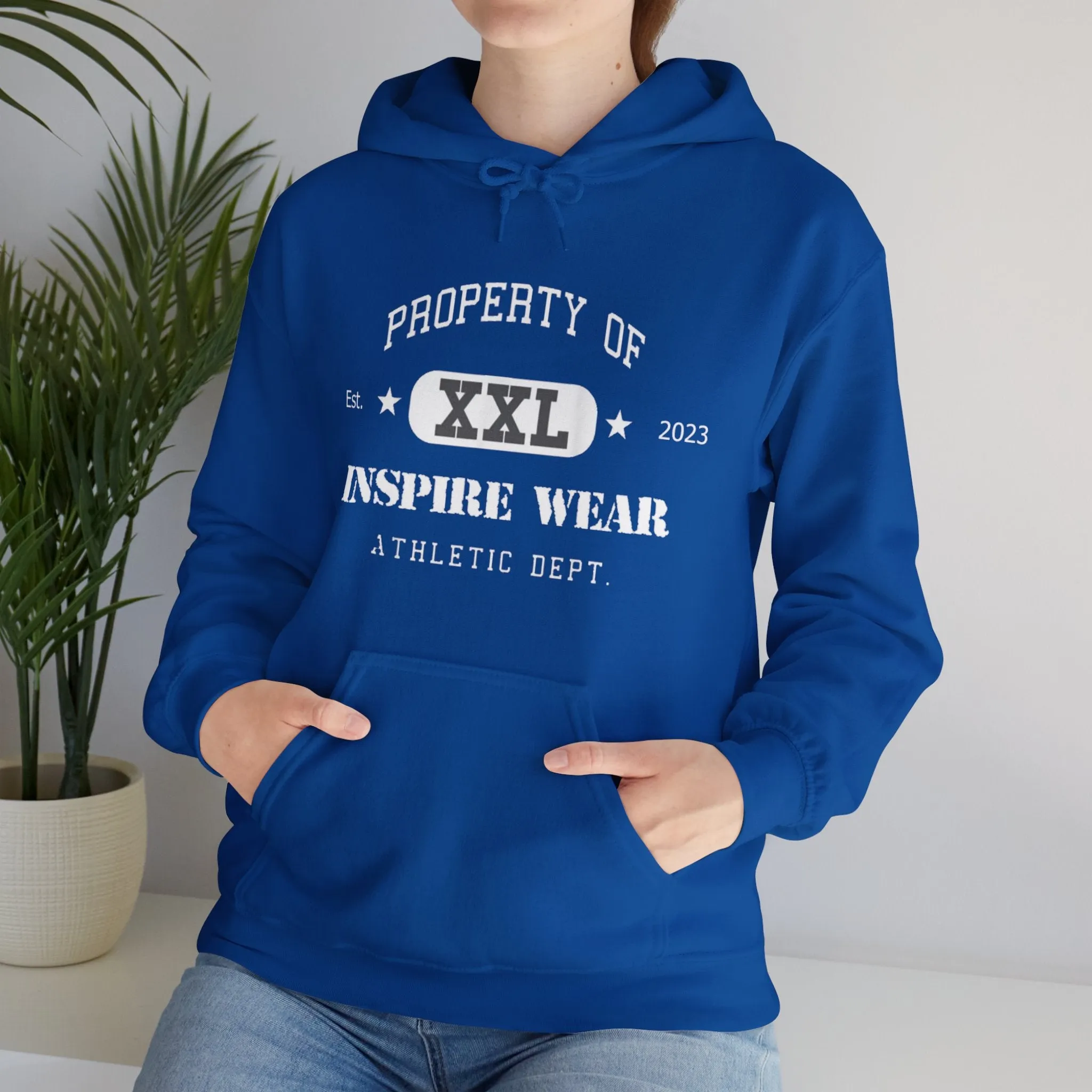 Inspire Wear Athletic Unisex Heavy Blend™ Hooded Sweatshirt