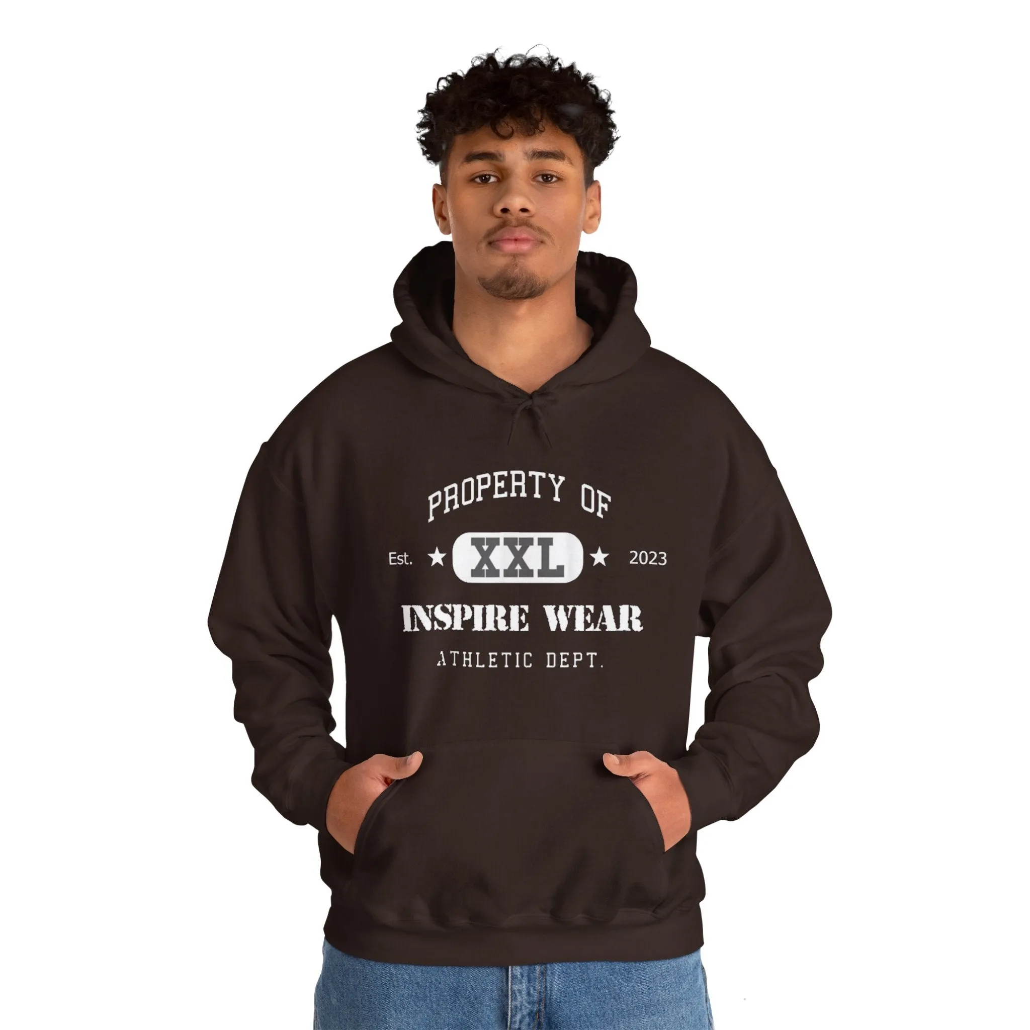 Inspire Wear Athletic Unisex Heavy Blend™ Hooded Sweatshirt