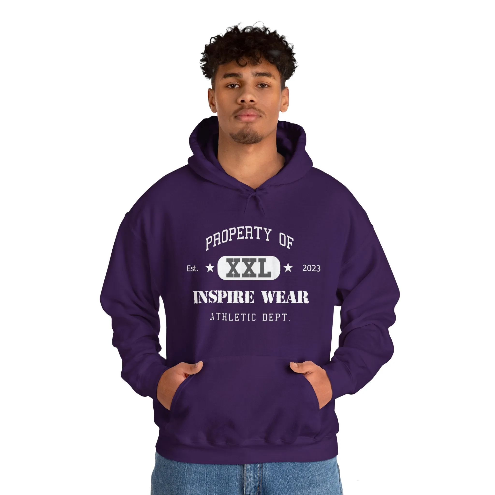 Inspire Wear Athletic Unisex Heavy Blend™ Hooded Sweatshirt