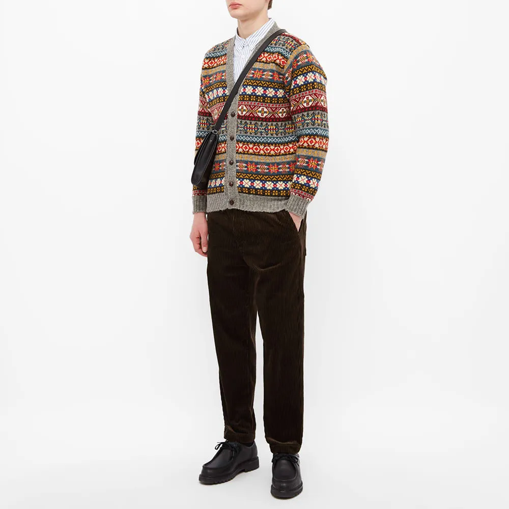 Jamieson's of Shetland Fair Isle V-Neck Cardigan