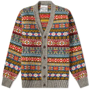 Jamieson's of Shetland Fair Isle V-Neck Cardigan