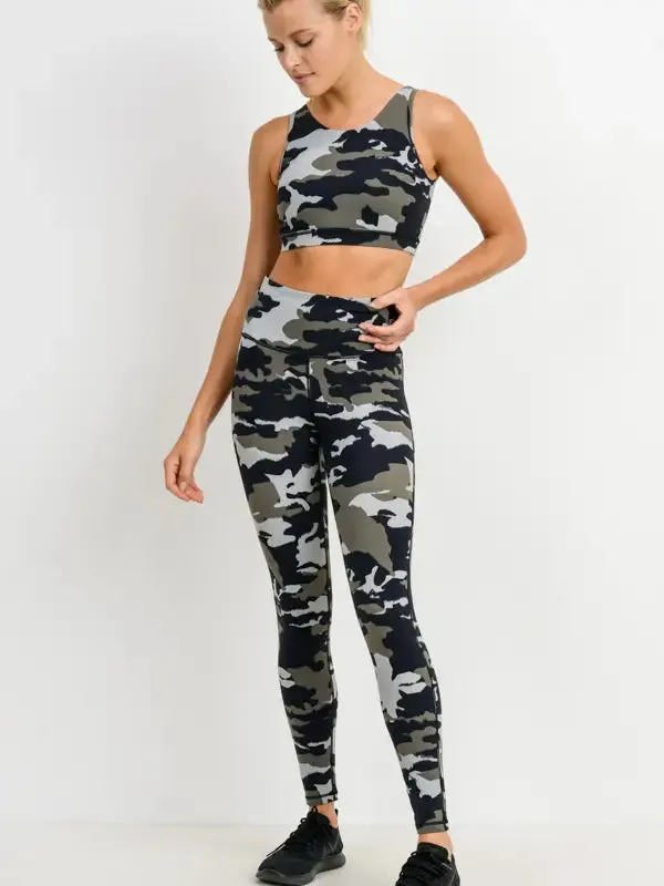 Jungle Camo Highwaist Leggings