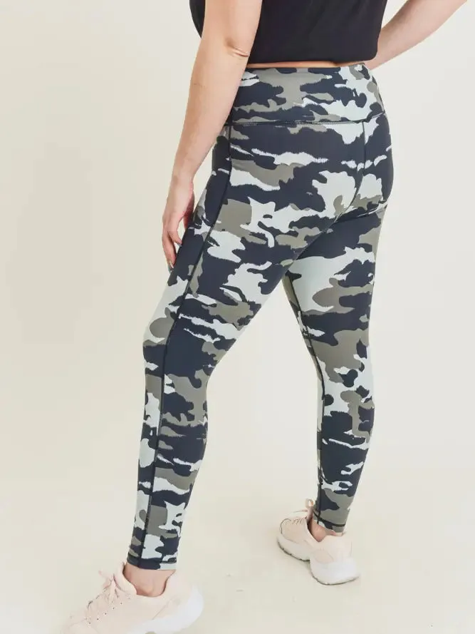 Jungle Camo Highwaist Leggings