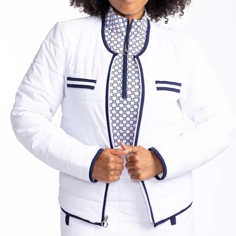 Kinona Polished For Play Jacket - White/Navy