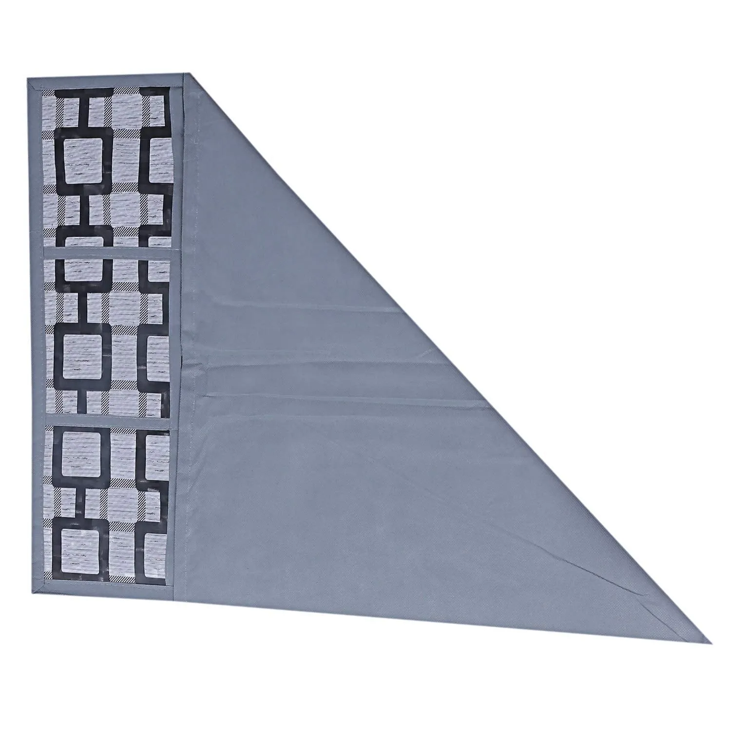 Kuber Industries Birds Design Combo of PVC 3 Pieces Fridge Mats, 1 Piece Handle Cover and 1 Piece Fridge Top Cover (Grey)-CTKTC28847