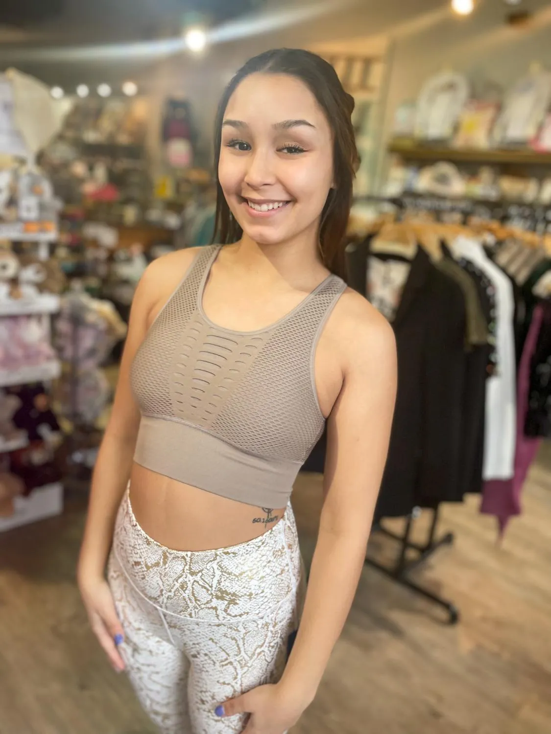 Laser Cut Seamless Sports Bra (More Colors)