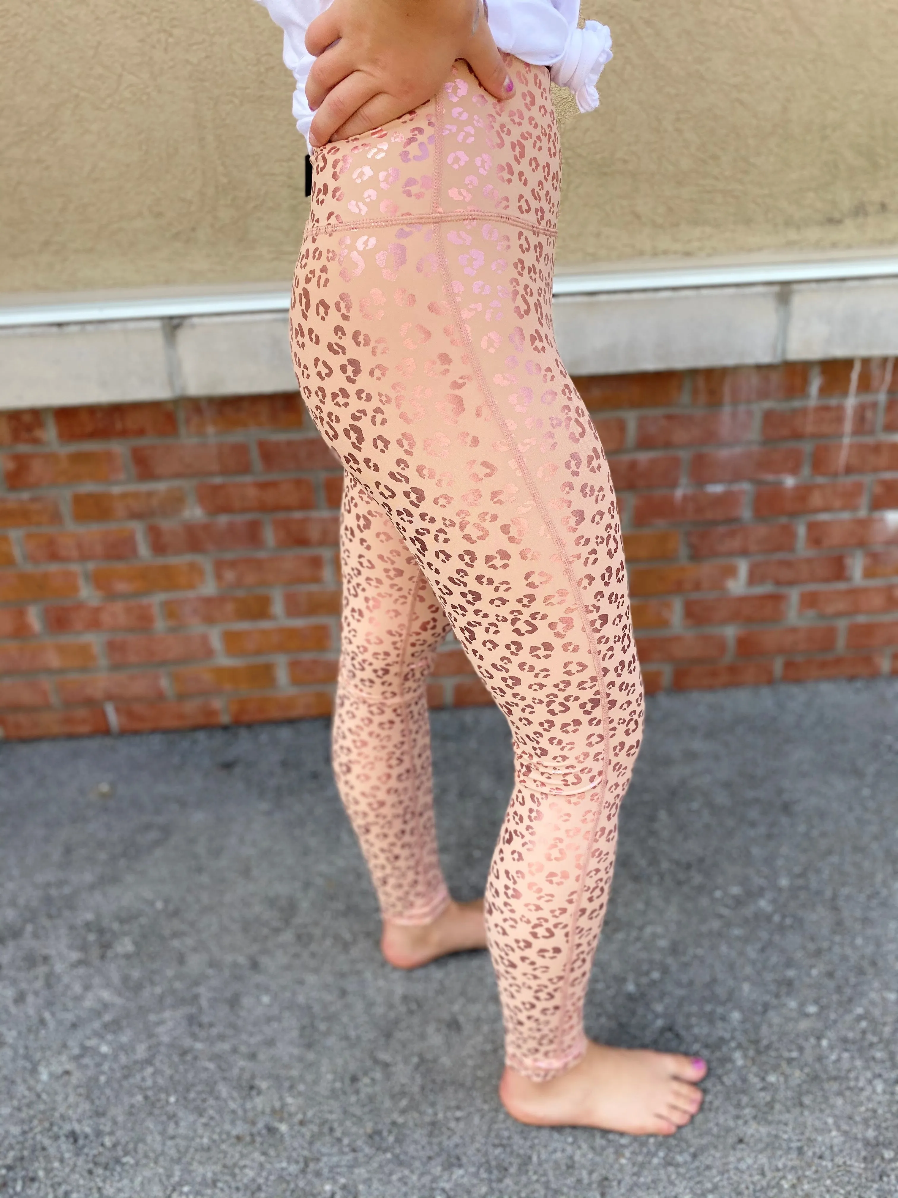 Leopard Shimmer Legging