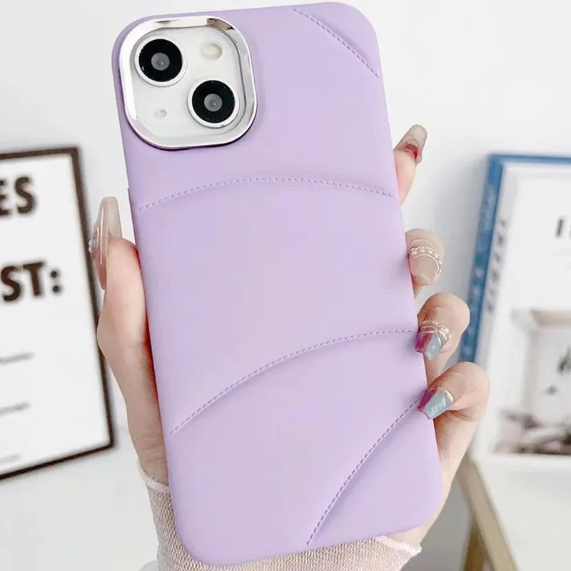 Liquid Oil Injection Silicone Frosted Phone Case For iPhone 14