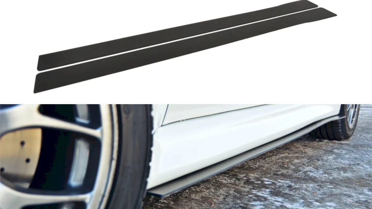 Maxton Design - RACING SIDE SKIRTS DIFFUSERS MITSUBISHI LANCER EVO X (2007-2015)