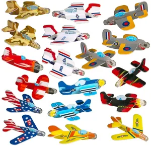 Party Favors for Kids - Bulk Toys - 72 Pack of Airplane Gliders Bulk Party Pack