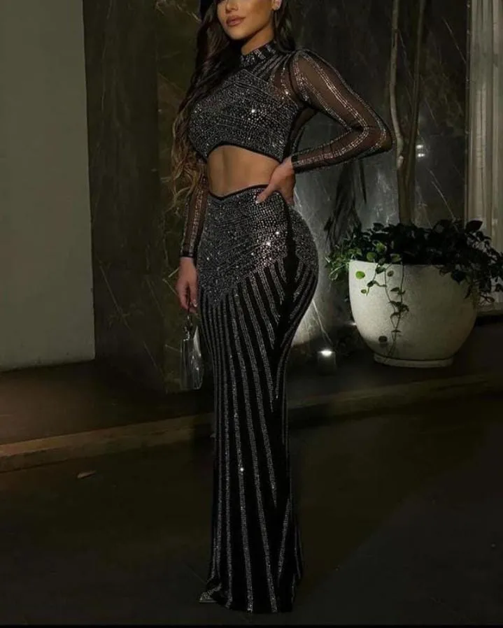 Party wear skirt top coordset