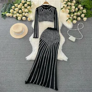 Party wear skirt top coordset