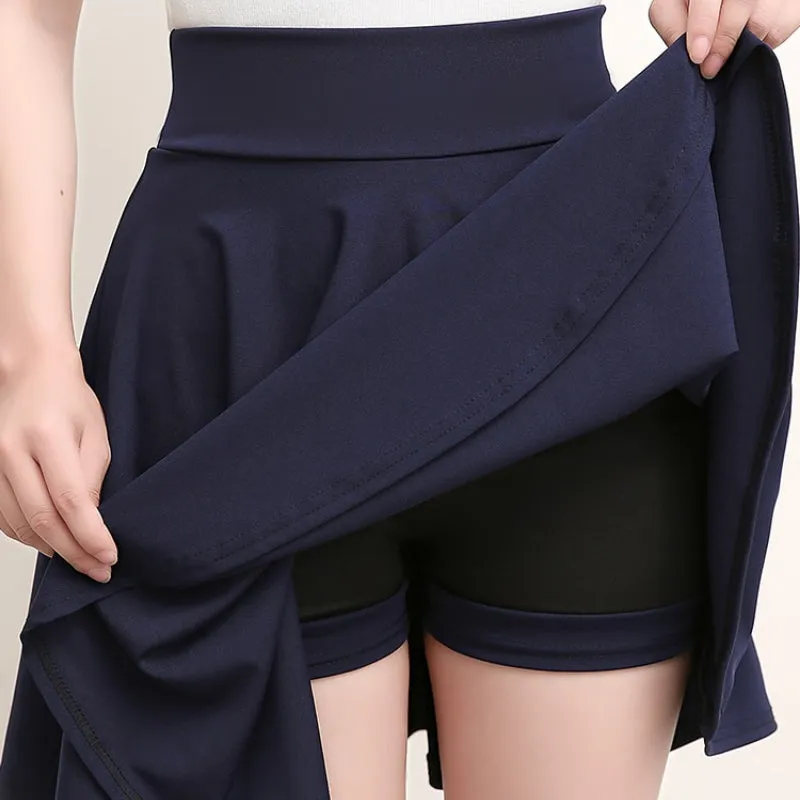 Pleated Skirts with Shorts for Dancing and Exercise