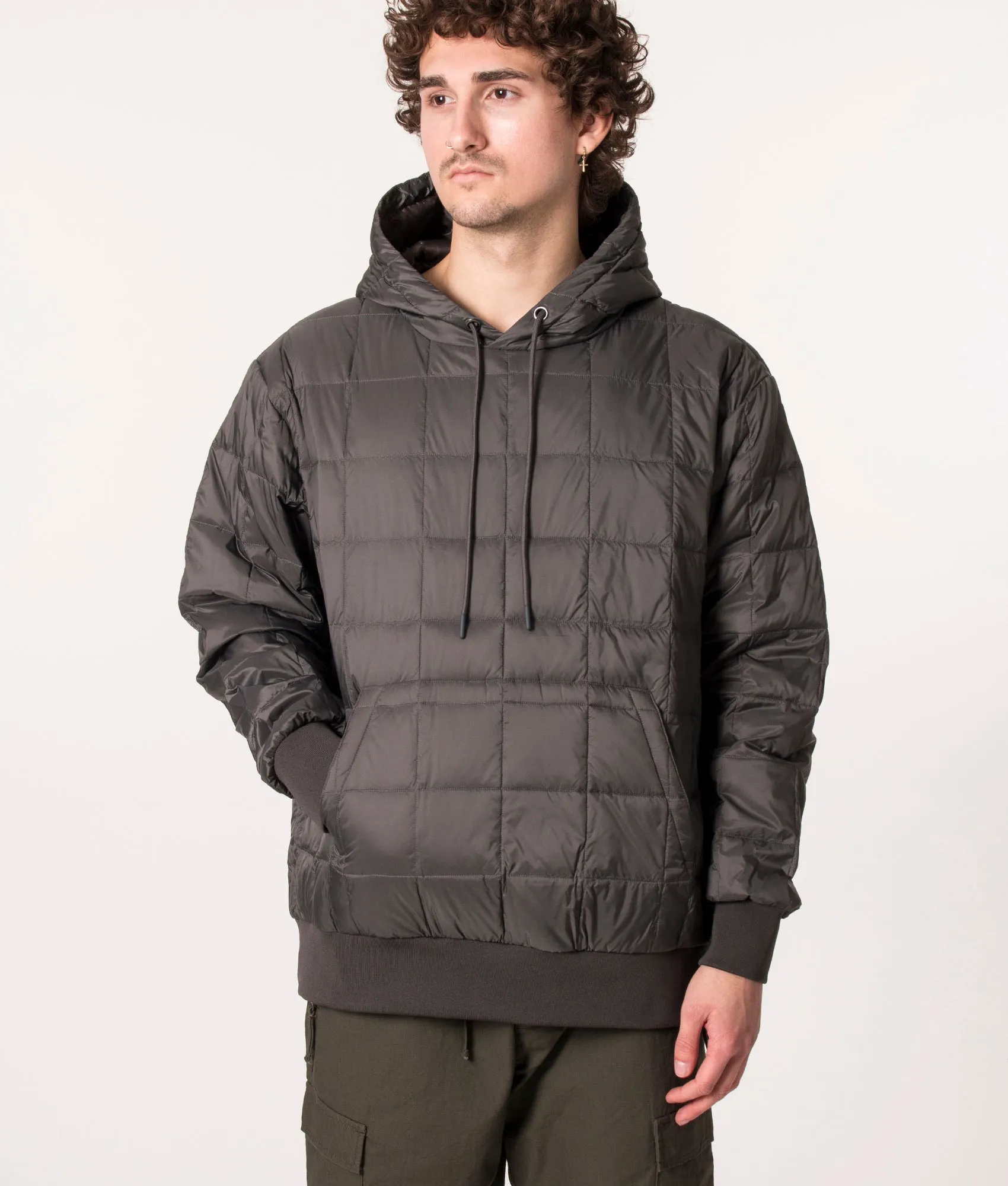 Quilted Down Hoodie
