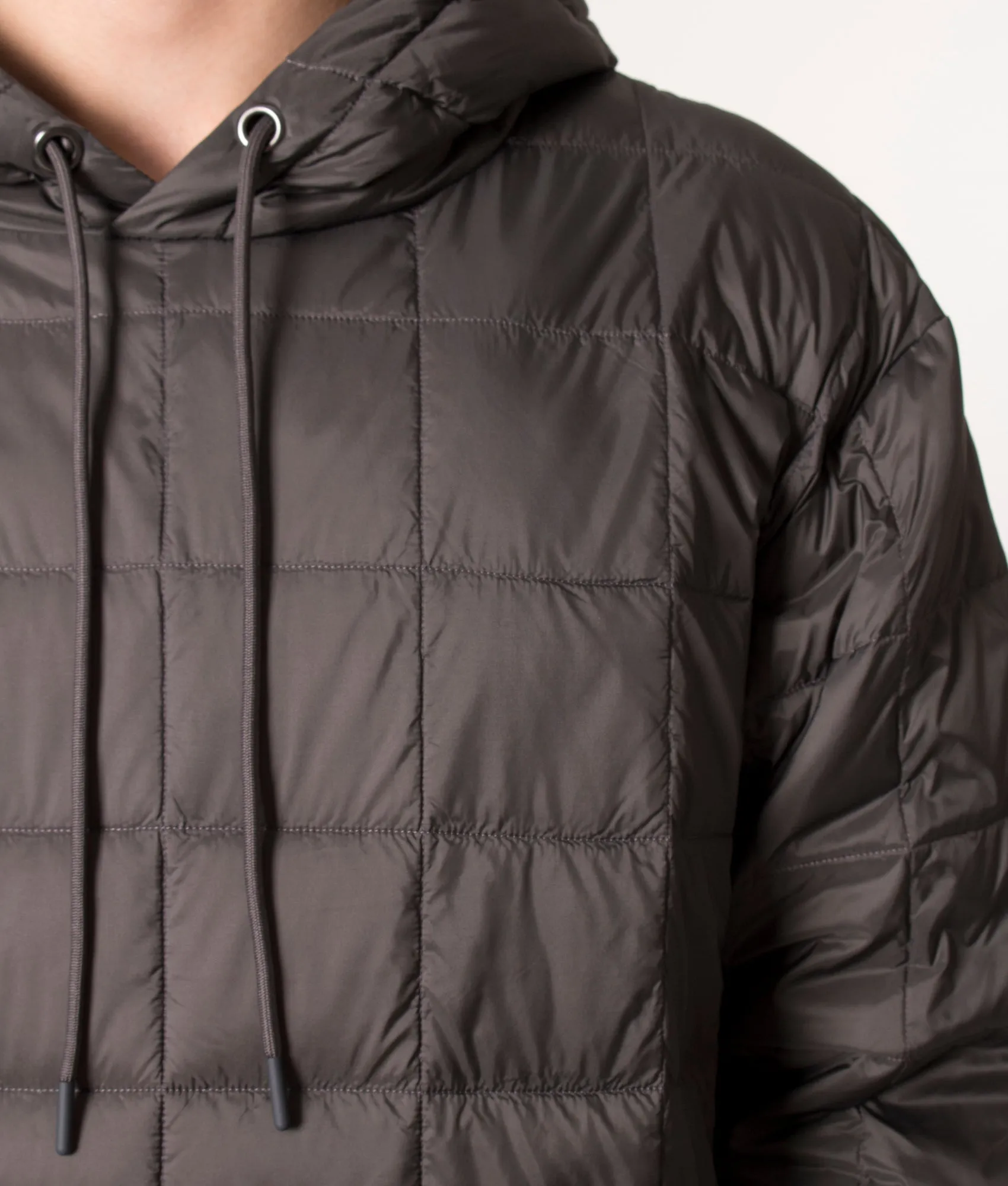 Quilted Down Hoodie