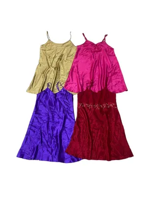 "Y2K 2024 - Dark Color Slip Dresses Mix - 30 pcs"