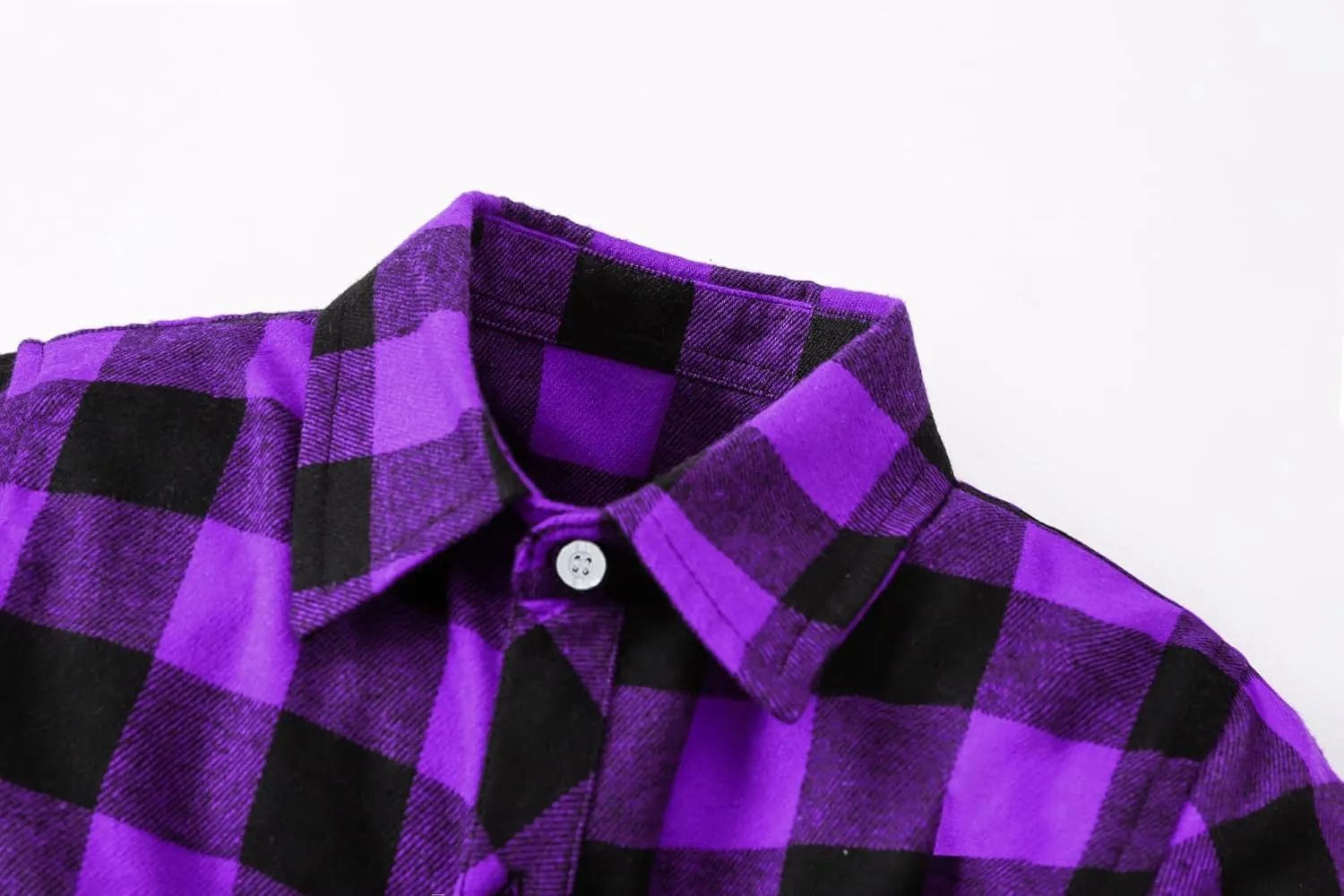 SANGTREE Mens & Boys Plaid Shirt Long Sleeve Button Down Flannel Shirts, US 3 Months - Adult 9XL