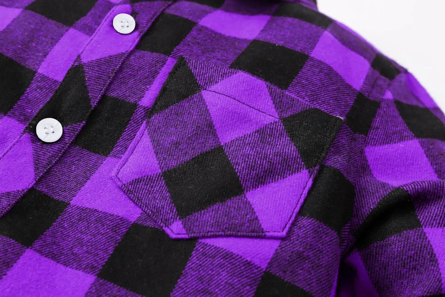 SANGTREE Mens & Boys Plaid Shirt Long Sleeve Button Down Flannel Shirts, US 3 Months - Adult 9XL