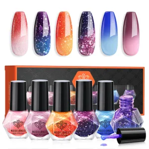 Skittles - 6 Colors Nail Polish Set 5ml