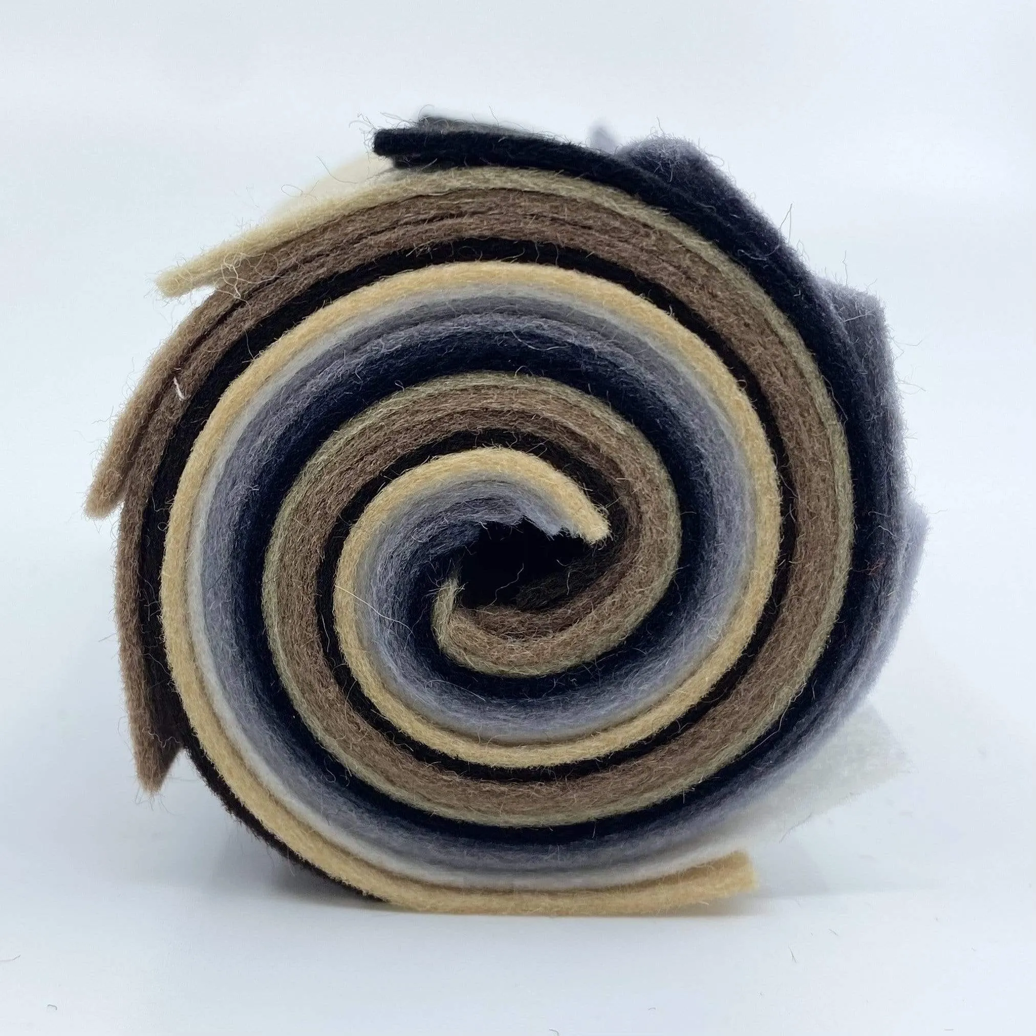Small Wool Felt Roll - Neutrals