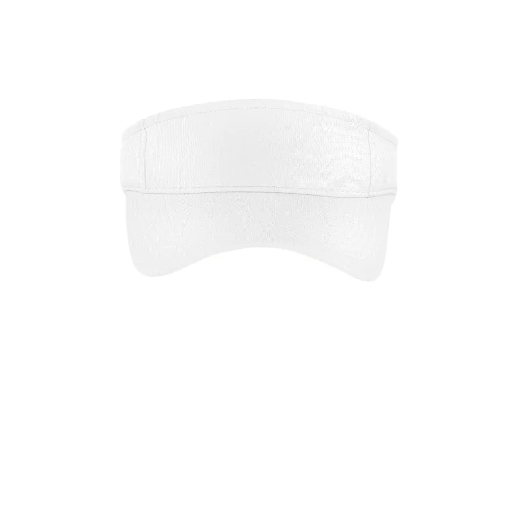 Sport-Tek® PosiCharge® RacerMesh® Visor - White