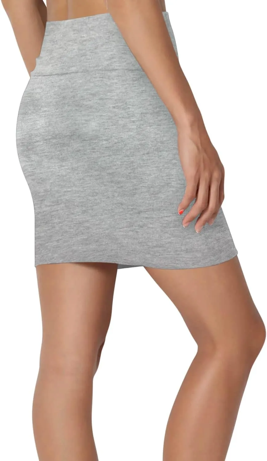 Sweet Hearts Mini Pencil Skirt for Women- Above Knee Basic Basic Bodycon Skirt Made in USA