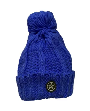 SWING OUT SISTER Myrrh Bobble Hat Lapsis Blue