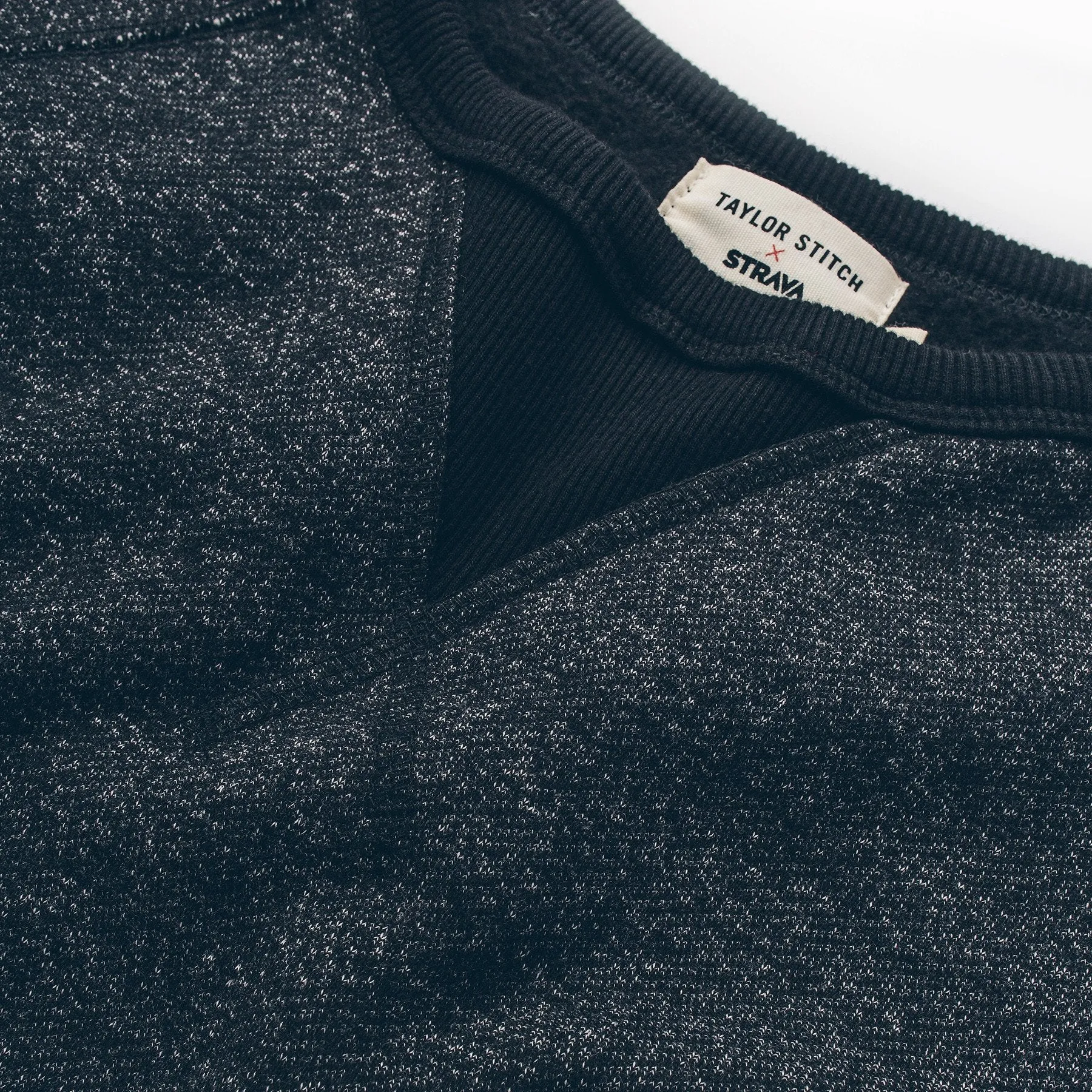 The Crew in Charcoal Fleck Fleece