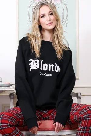 The "BLONDE" Big Sister Crew Neck Sweatshirt