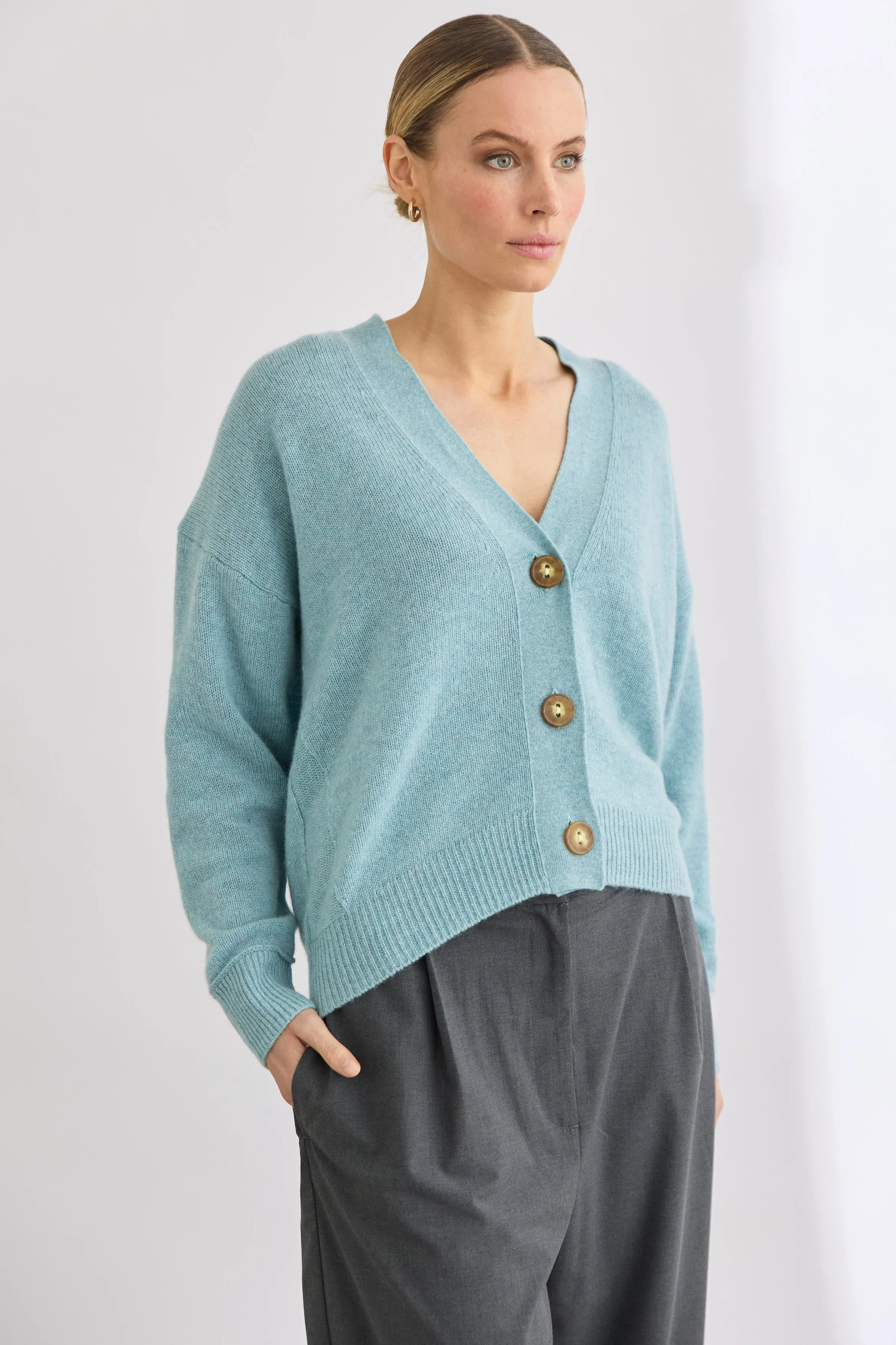 Thea Button Cardi