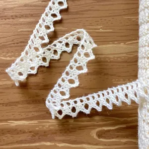 Triangular Wool Cluny Lace