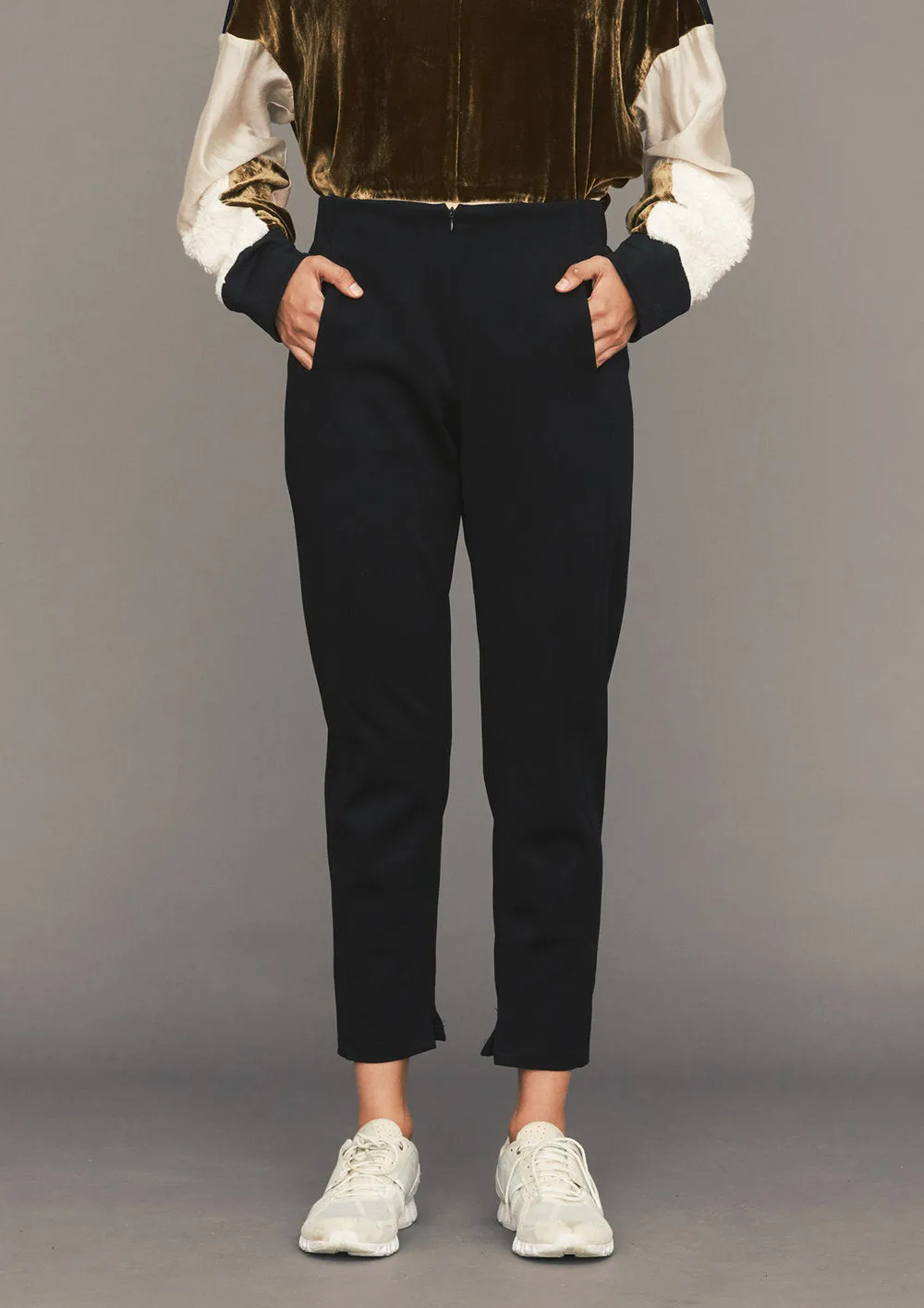 TROUSERS STRETCH - black